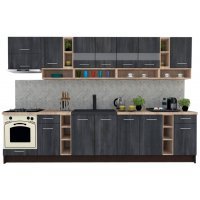 Bucatarie COSSY NEW 340 Wenge / Decor 8509